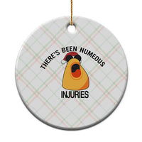 Marcus The Worm Christmas Meme Ceramic Ornament There Is Been Numeous Injuries - Wonder Print Shop