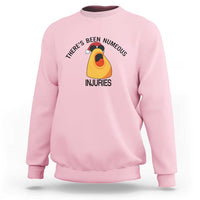 Marcus The Worm Christmas Meme Sweatshirt There Is Been Numeous Injuries - Wonder Print Shop