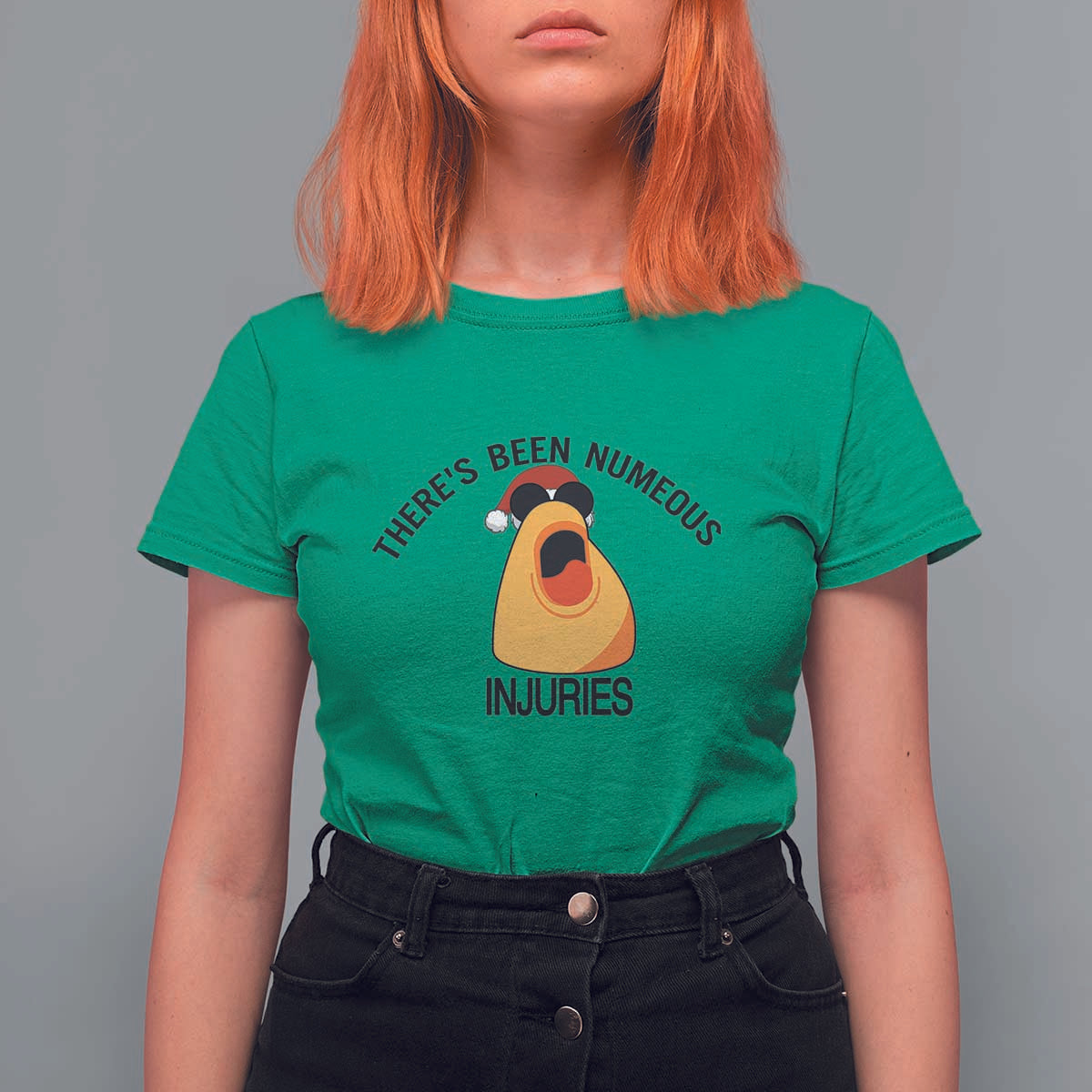 Marcus The Worm Christmas Meme T Shirt For Women There Is Been Numeous Injuries - Wonder Print Shop