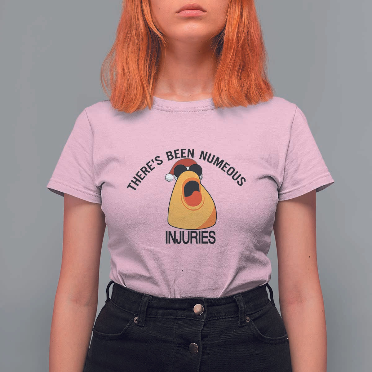 Marcus The Worm Christmas Meme T Shirt For Women There Is Been Numeous Injuries - Wonder Print Shop