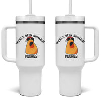 Marcus The Worm Christmas Meme Tumbler With Handle There Is Been Numeous Injuries - Wonder Print Shop