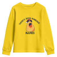 Marcus The Worm Christmas Meme Youth Sweatshirt There Is Been Numeous Injuries - Wonder Print Shop