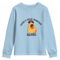 Marcus The Worm Christmas Meme Youth Sweatshirt There Is Been Numeous Injuries - Wonder Print Shop
