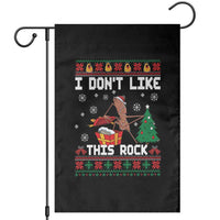 Marcus The Worm Christmas Meme Garden Flag I Do Not Like This Rock - Wonder Print Shop