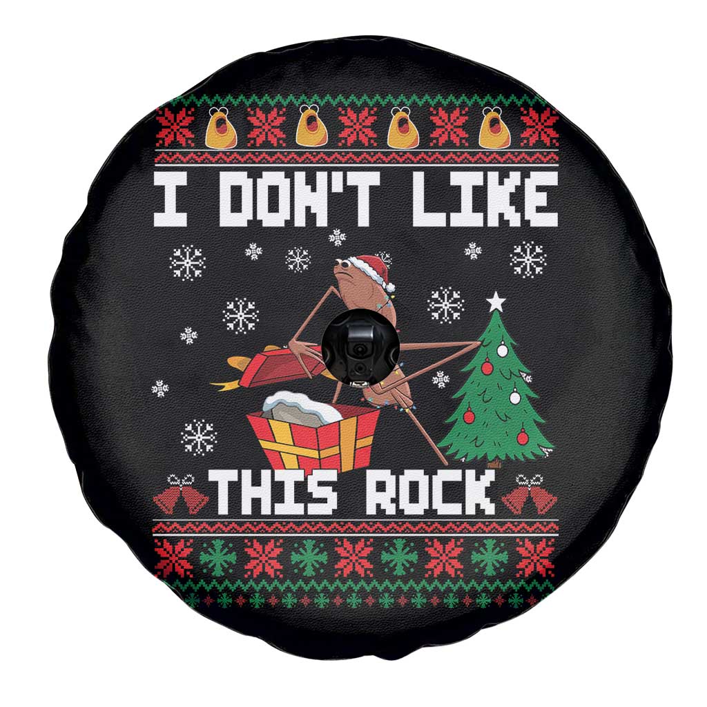 Marcus The Worm Christmas Meme Spare Tire Cover I Do Not Like This Rock - Wonder Print Shop