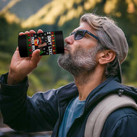 Marcus The Worm Christmas Meme 4 in 1 Can Cooler Tumbler I Do Not Like This Rock - Wonder Print Shop