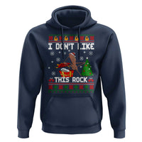 Marcus The Worm Christmas Meme Hoodie I Do Not Like This Rock - Wonder Print Shop