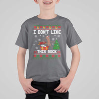 Marcus The Worm Christmas Meme T Shirt For Kid I Do Not Like This Rock - Wonder Print Shop