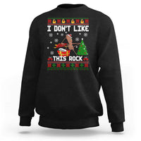 Marcus The Worm Christmas Meme Sweatshirt I Do Not Like This Rock - Wonder Print Shop