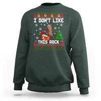 Marcus The Worm Christmas Meme Sweatshirt I Do Not Like This Rock - Wonder Print Shop