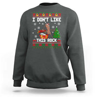 Marcus The Worm Christmas Meme Sweatshirt I Do Not Like This Rock - Wonder Print Shop