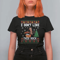Marcus The Worm Christmas Meme T Shirt For Women I Do Not Like This Rock - Wonder Print Shop