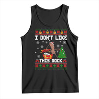 Marcus The Worm Christmas Meme Tank Top I Do Not Like This Rock - Wonder Print Shop