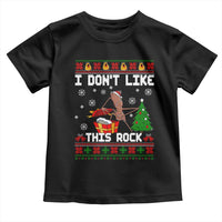 Marcus The Worm Christmas Meme Toddler T Shirt I Do Not Like This Rock - Wonder Print Shop