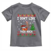 Marcus The Worm Christmas Meme Toddler T Shirt I Do Not Like This Rock - Wonder Print Shop