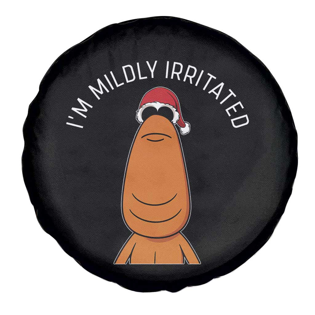 Marcus The Worm Christmas Meme Spare Tire Cover I Am Mildly Irritated - Wonder Print Shop