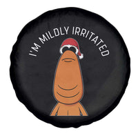 Marcus The Worm Christmas Meme Spare Tire Cover I Am Mildly Irritated - Wonder Print Shop