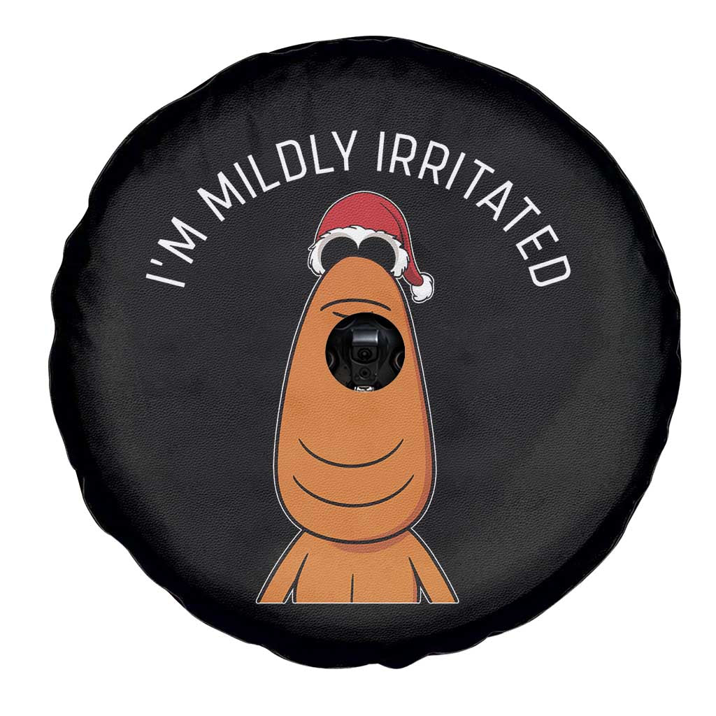 Marcus The Worm Christmas Meme Spare Tire Cover I Am Mildly Irritated - Wonder Print Shop