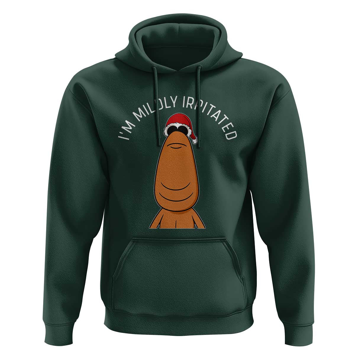 Marcus The Worm Christmas Meme Hoodie I Am Mildly Irritated - Wonder Print Shop