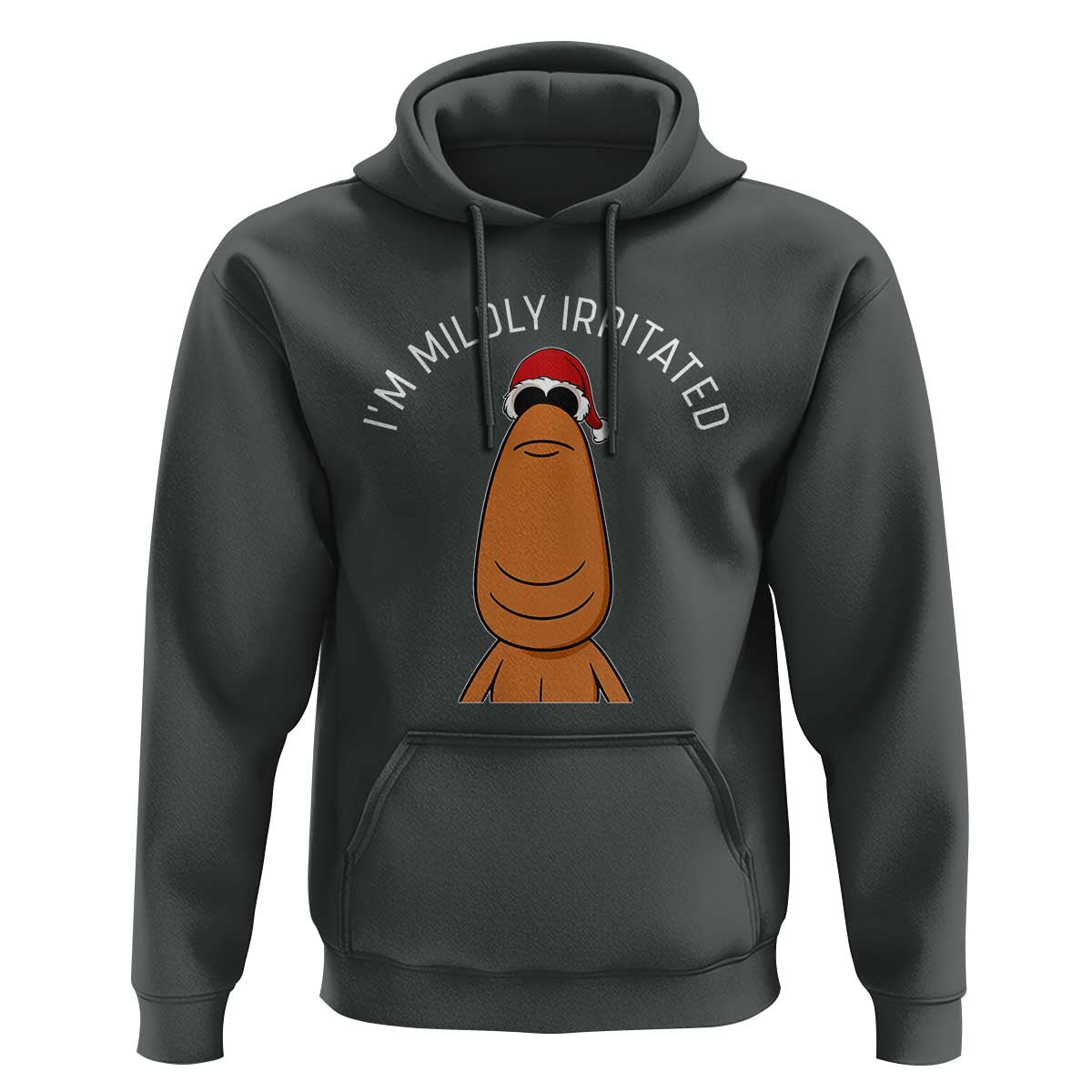 Marcus The Worm Christmas Meme Hoodie I Am Mildly Irritated - Wonder Print Shop