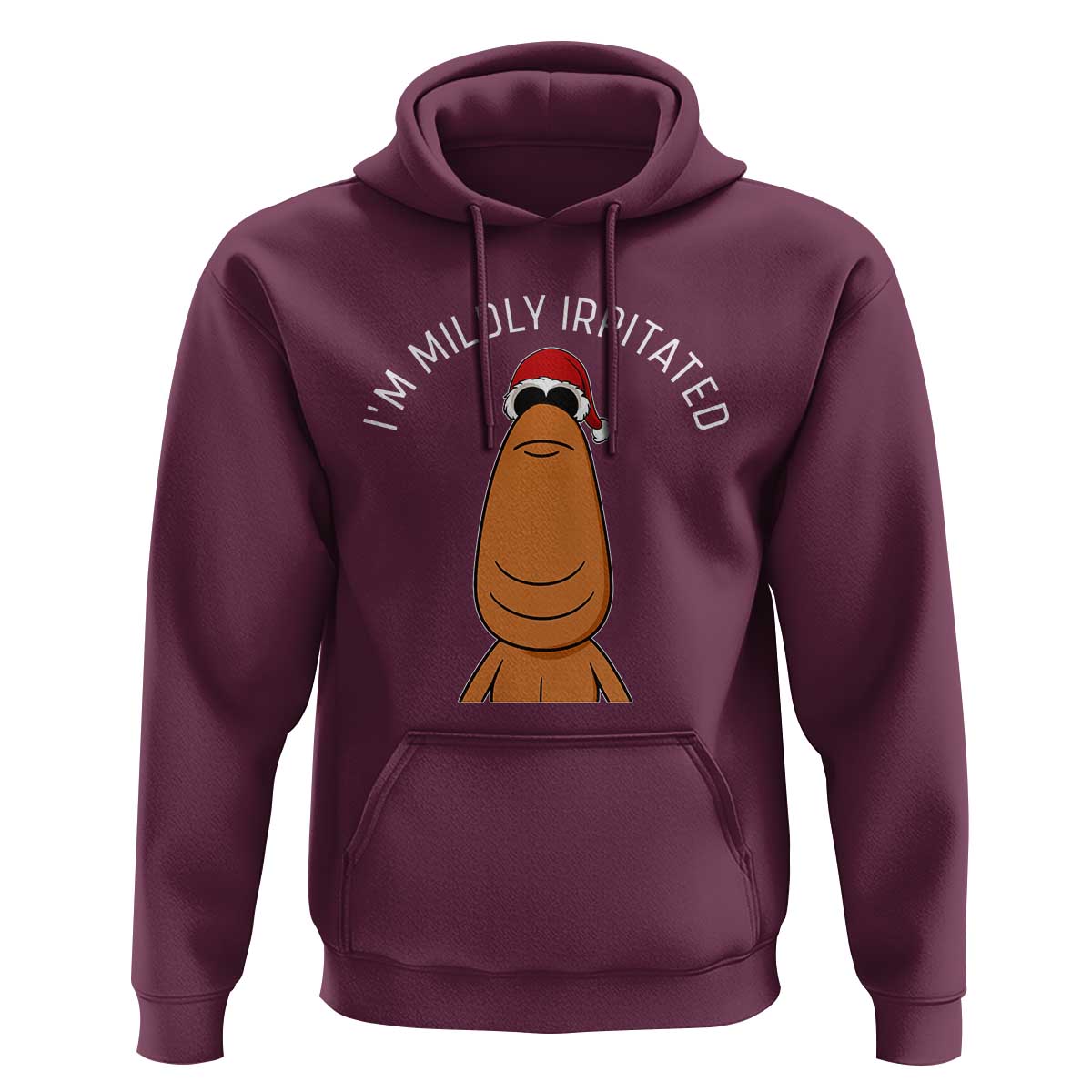 Marcus The Worm Christmas Meme Hoodie I Am Mildly Irritated - Wonder Print Shop