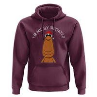 Marcus The Worm Christmas Meme Hoodie I Am Mildly Irritated - Wonder Print Shop