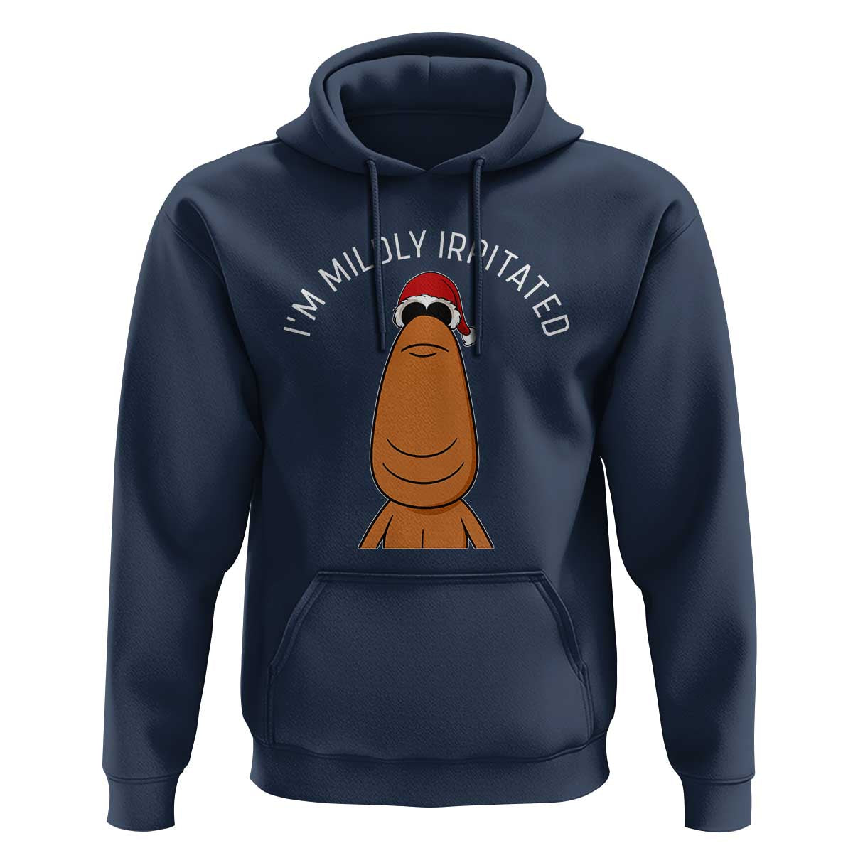 Marcus The Worm Christmas Meme Hoodie I Am Mildly Irritated - Wonder Print Shop