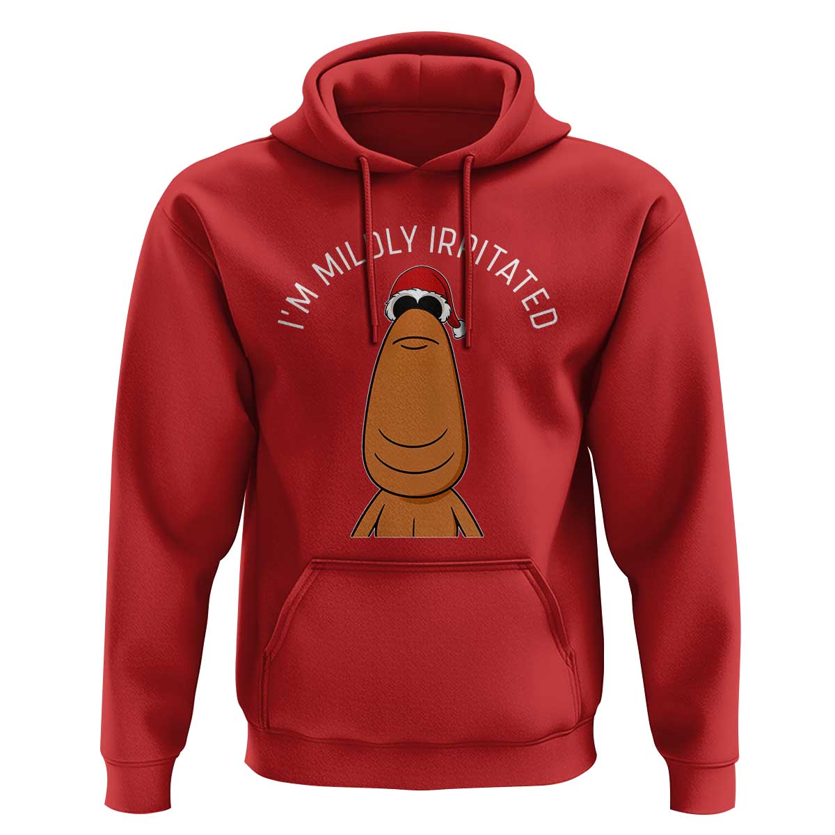 Marcus The Worm Christmas Meme Hoodie I Am Mildly Irritated - Wonder Print Shop