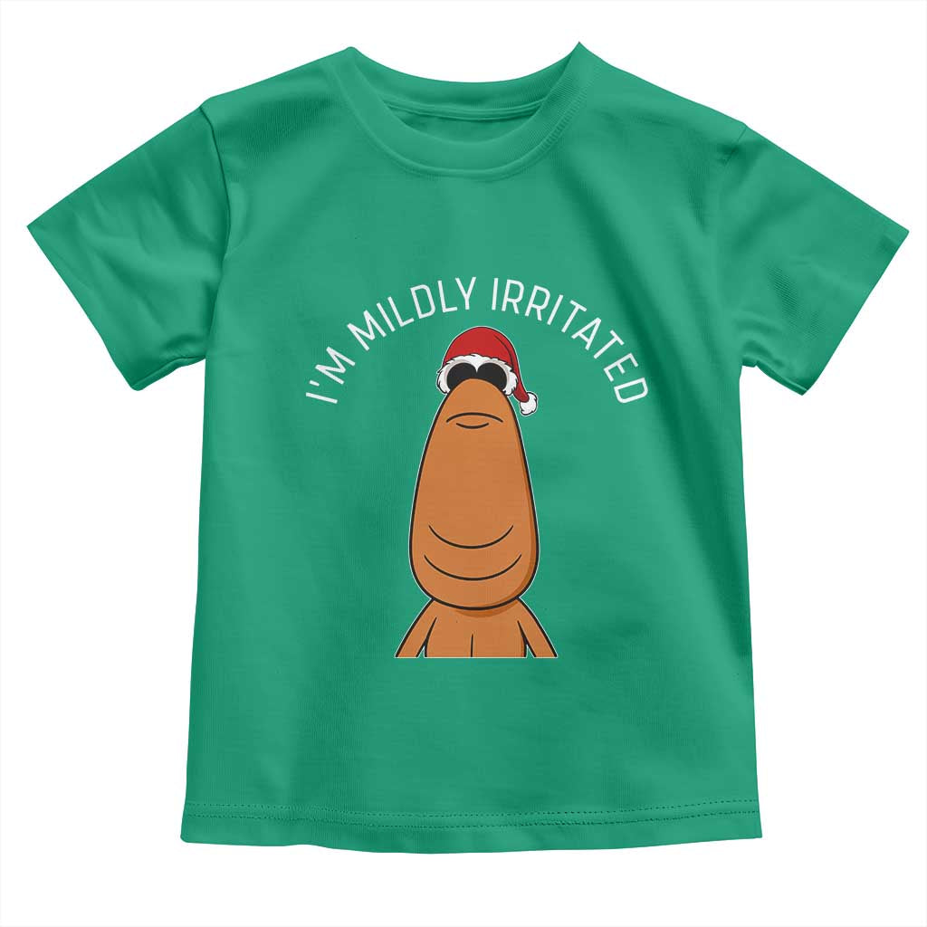 Marcus The Worm Christmas Meme Toddler T Shirt I Am Mildly Irritated - Wonder Print Shop