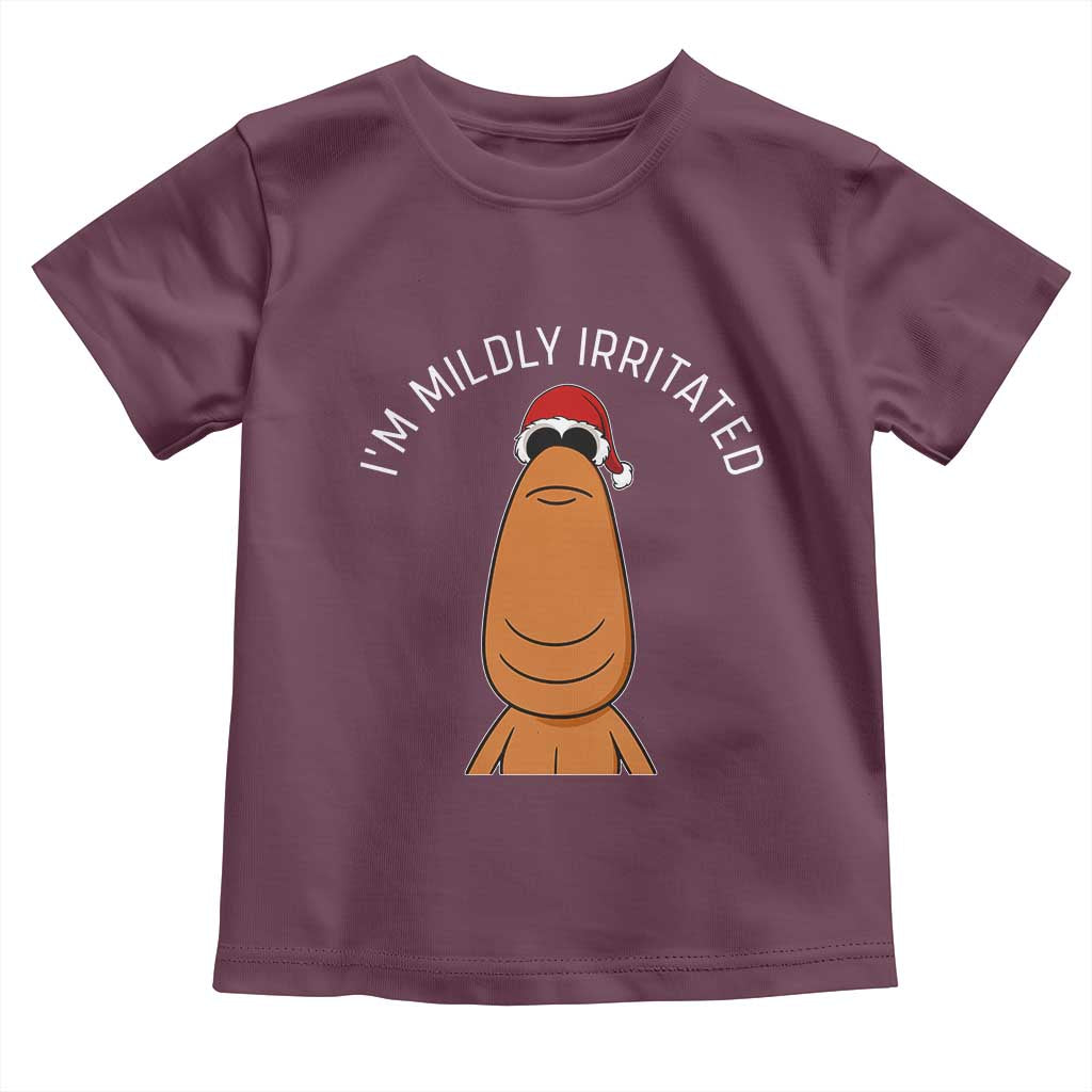 Marcus The Worm Christmas Meme Toddler T Shirt I Am Mildly Irritated - Wonder Print Shop
