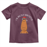 Marcus The Worm Christmas Meme Toddler T Shirt I Am Mildly Irritated - Wonder Print Shop