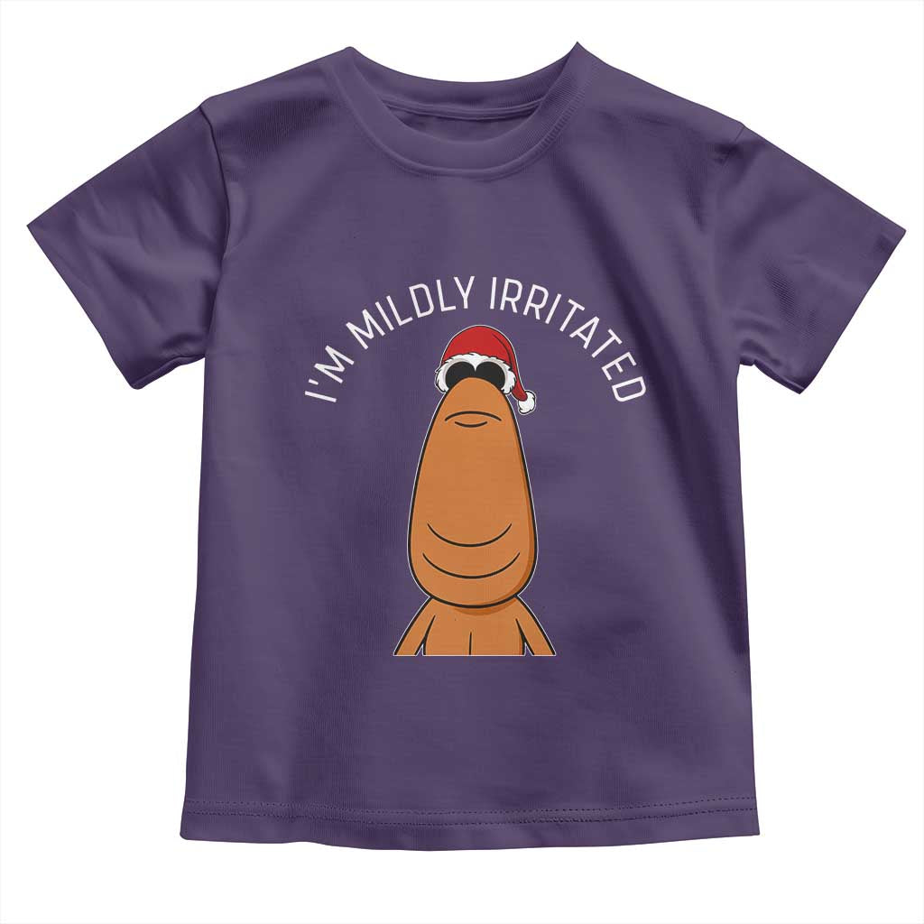 Marcus The Worm Christmas Meme Toddler T Shirt I Am Mildly Irritated - Wonder Print Shop