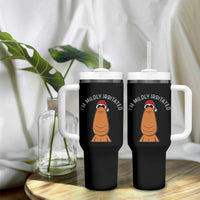 Marcus The Worm Christmas Meme Tumbler With Handle I Am Mildly Irritated - Wonder Print Shop