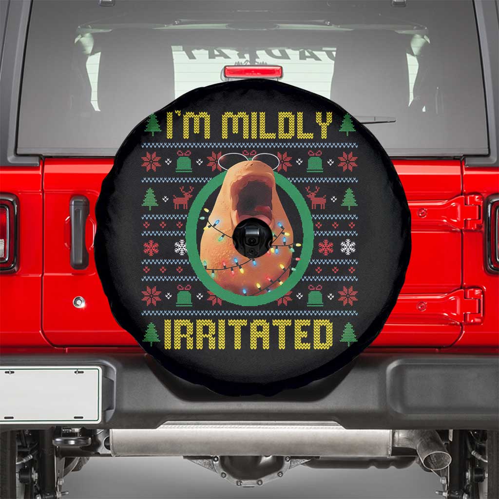 Marcus The Worm Christmas Meme Spare Tire Cover Funny Brain Rot Xmas - Wonder Print Shop