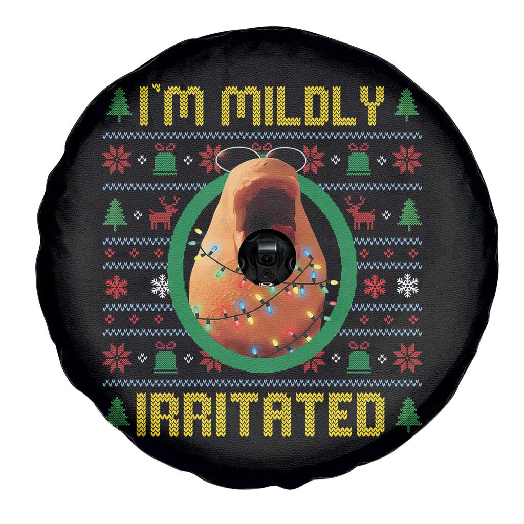 Marcus The Worm Christmas Meme Spare Tire Cover Funny Brain Rot Xmas - Wonder Print Shop