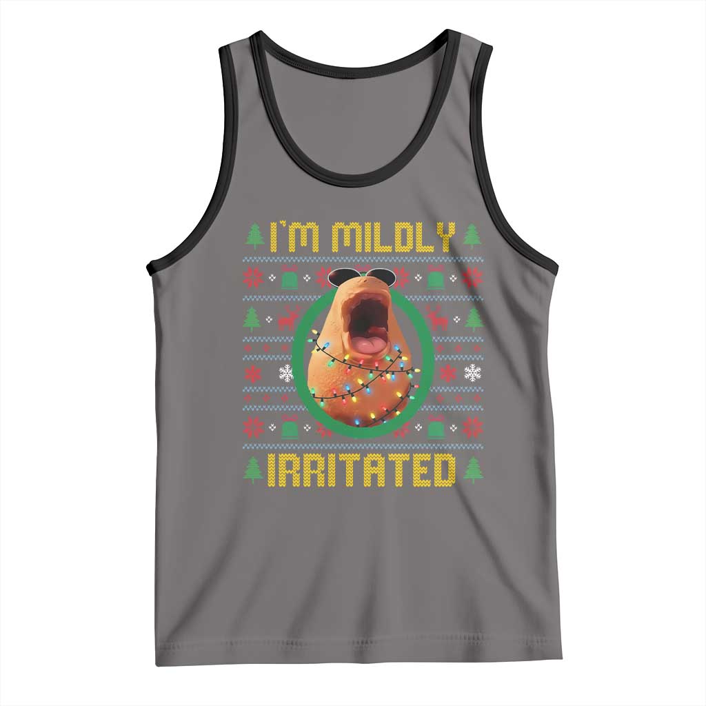 Marcus The Worm Christmas Meme Tank Top Funny Brain Rot Xmas - Wonder Print Shop