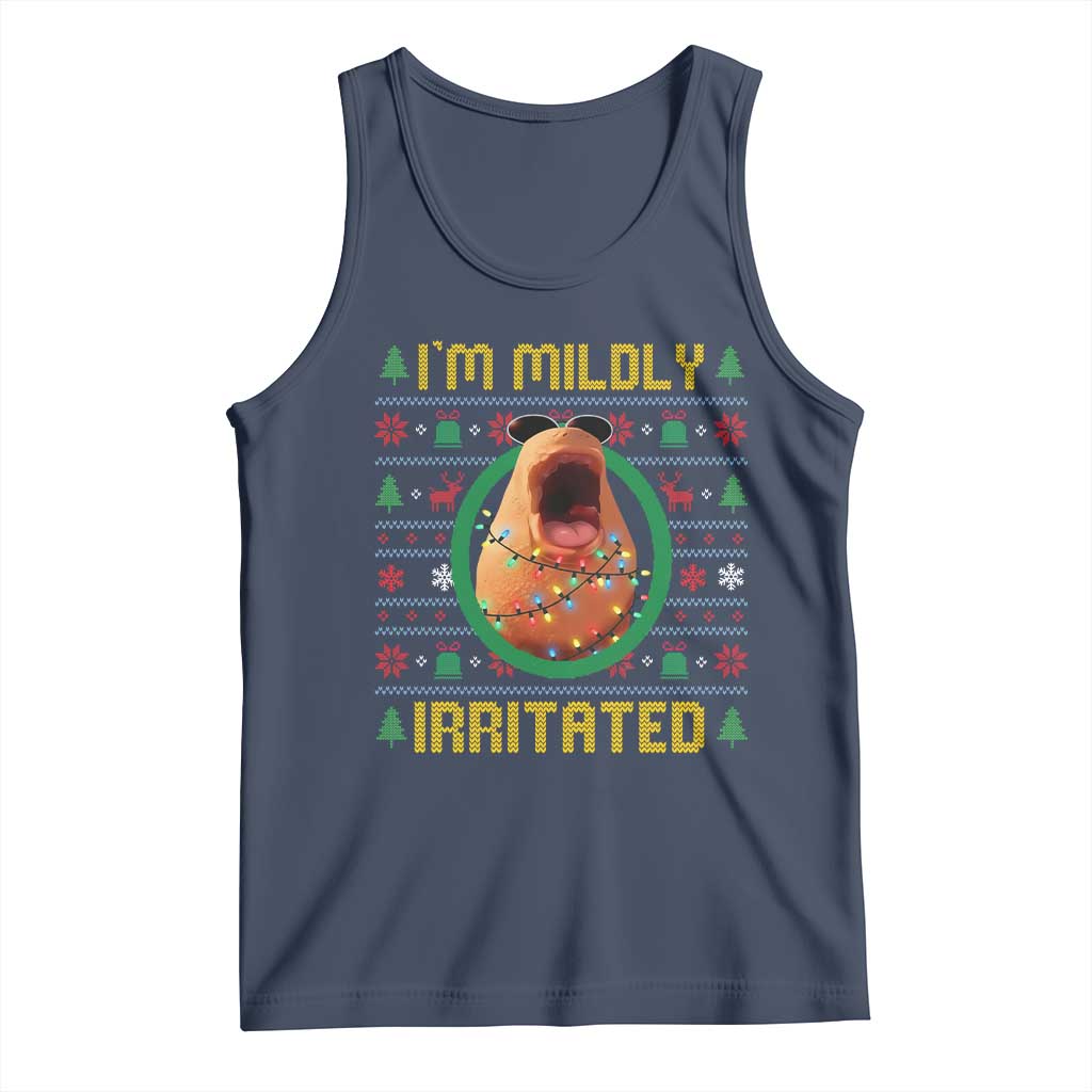 Marcus The Worm Christmas Meme Tank Top Funny Brain Rot Xmas - Wonder Print Shop