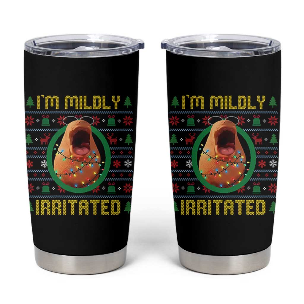 Marcus The Worm Christmas Meme Tumbler Cup Funny Brain Rot Xmas - Wonder Print Shop