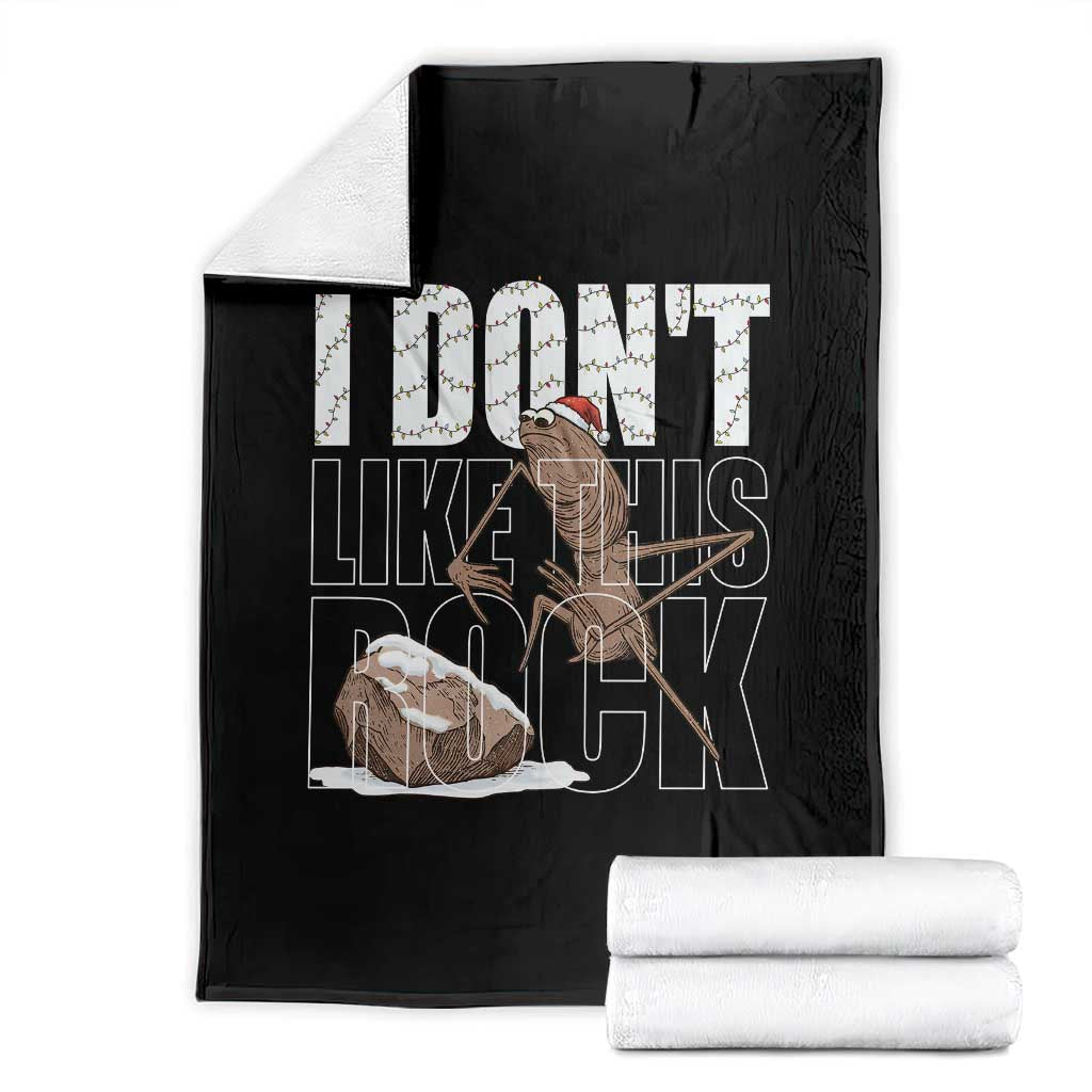 Marcus The Worm Christmas Meme Throw Blanket Funny Brain Rot Gen Z - Wonder Print Shop