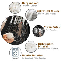 Marcus The Worm Christmas Meme Throw Blanket Funny Brain Rot Gen Z - Wonder Print Shop