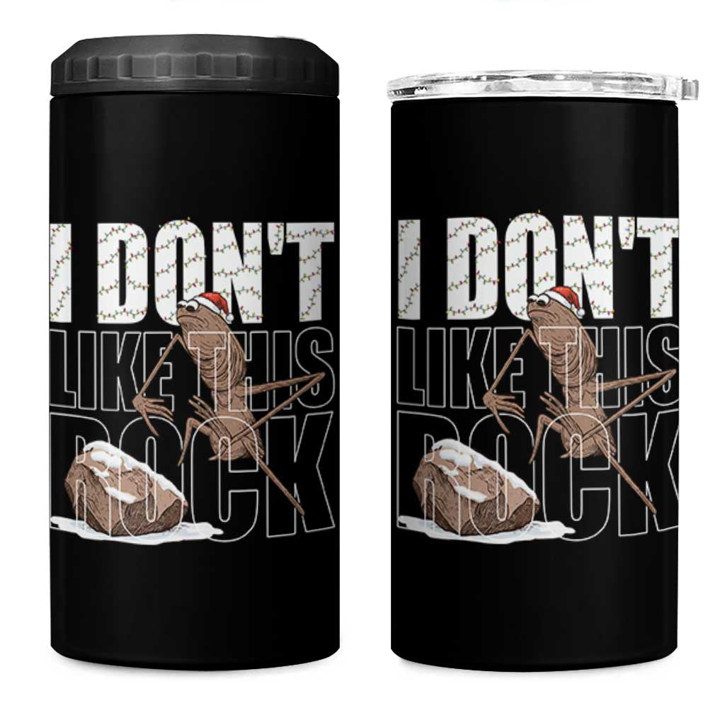 Marcus The Worm Christmas Meme 4 in 1 Can Cooler Tumbler Funny Brain Rot Gen Z - Wonder Print Shop