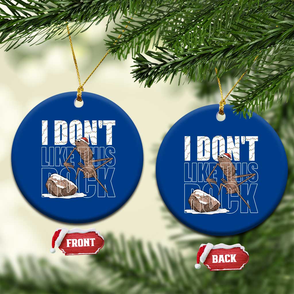 Marcus The Worm Christmas Meme Ceramic Ornament Funny Brain Rot Gen Z - Wonder Print Shop