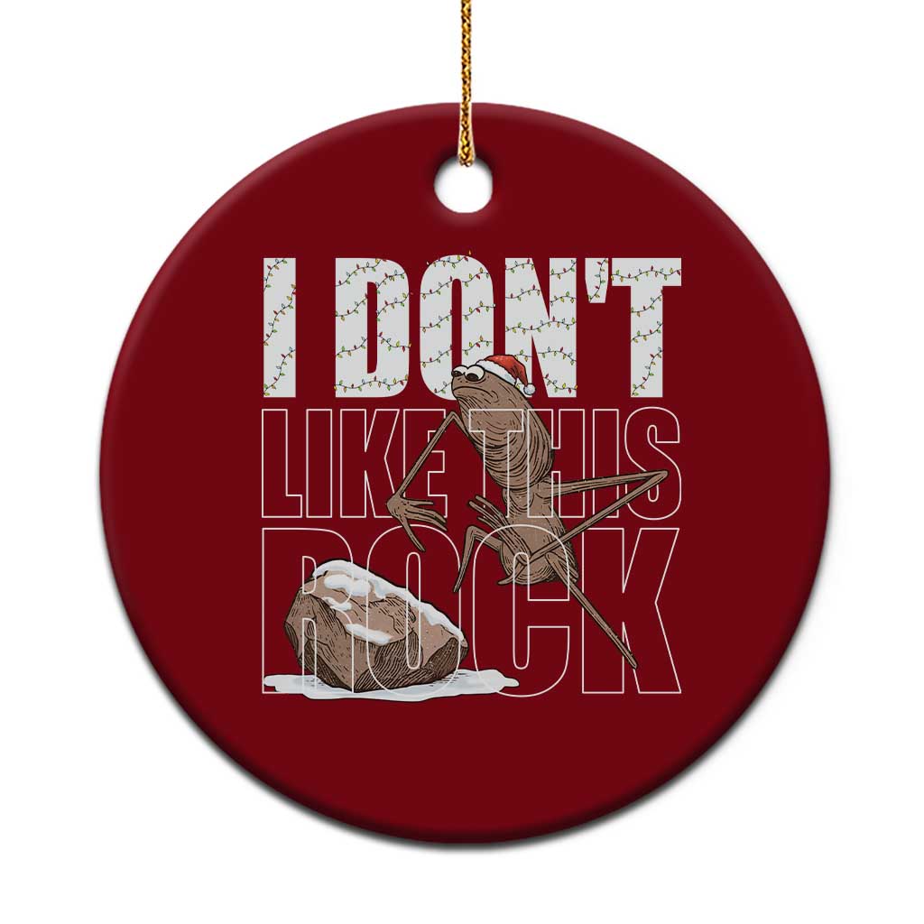 Marcus The Worm Christmas Meme Ceramic Ornament Funny Brain Rot Gen Z - Wonder Print Shop