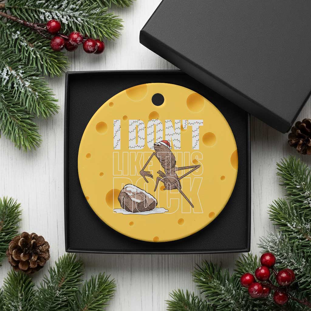 Marcus The Worm Christmas Meme Ceramic Ornament Funny Brain Rot Gen Z - Wonder Print Shop