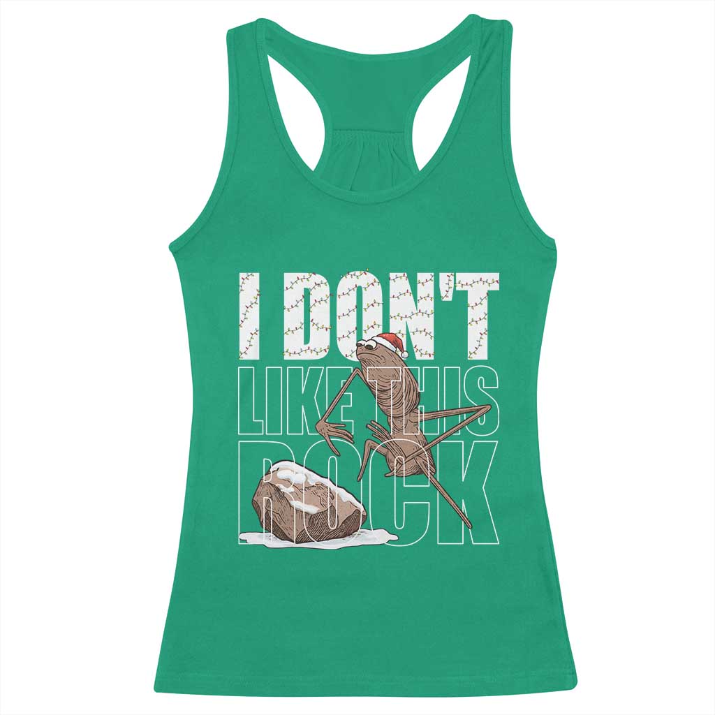 Marcus The Worm Christmas Meme Racerback Tank Top Funny Brain Rot Gen Z - Wonder Print Shop