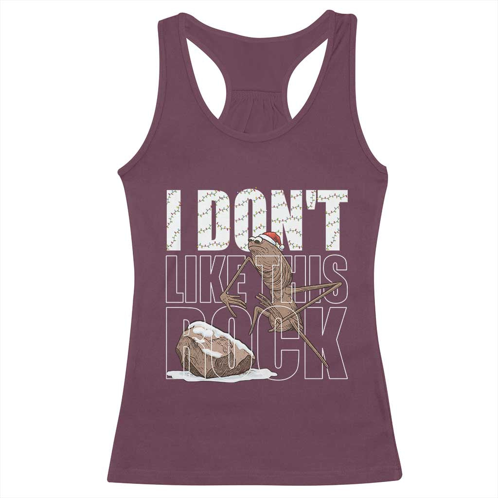 Marcus The Worm Christmas Meme Racerback Tank Top Funny Brain Rot Gen Z - Wonder Print Shop