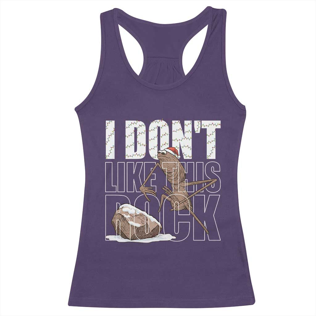 Marcus The Worm Christmas Meme Racerback Tank Top Funny Brain Rot Gen Z - Wonder Print Shop