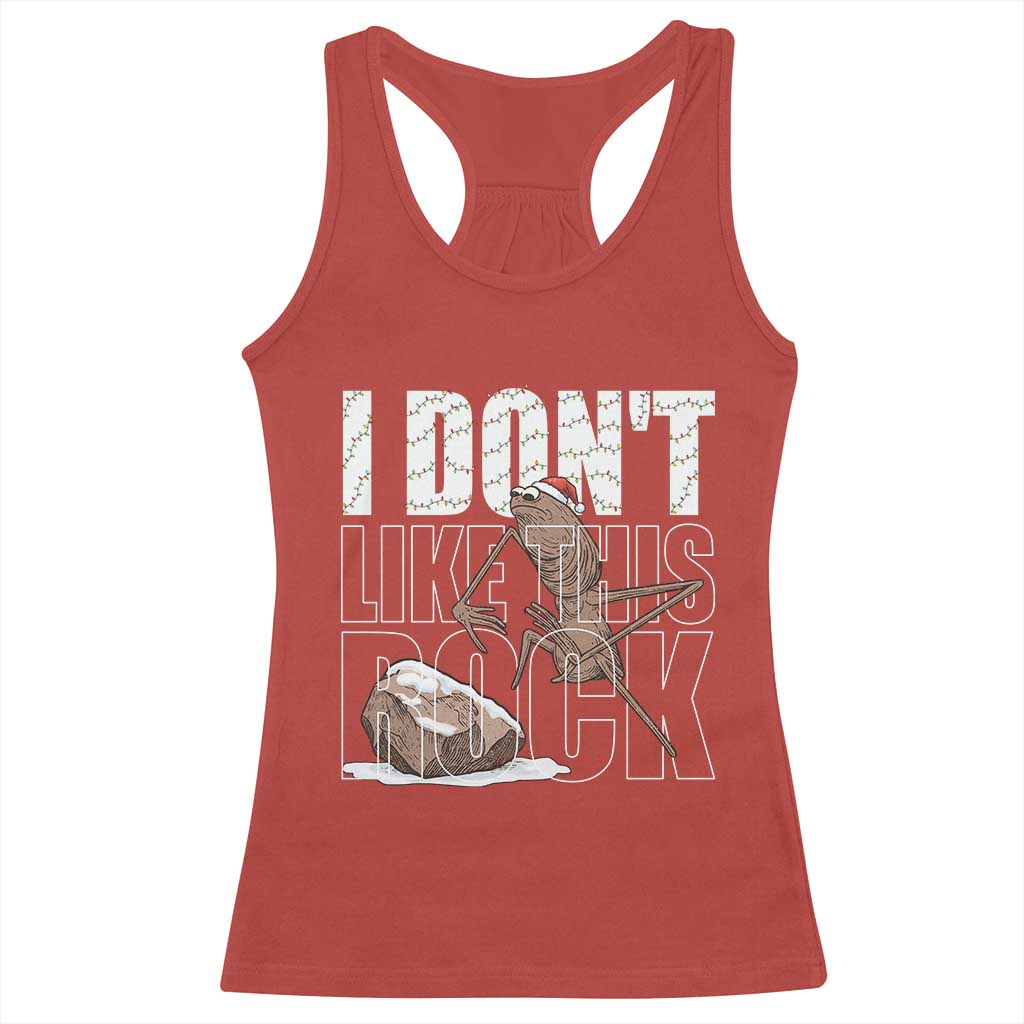 Marcus The Worm Christmas Meme Racerback Tank Top Funny Brain Rot Gen Z - Wonder Print Shop