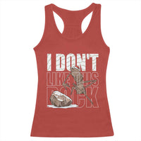 Marcus The Worm Christmas Meme Racerback Tank Top Funny Brain Rot Gen Z - Wonder Print Shop