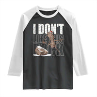 Marcus The Worm Christmas Meme Raglan Shirt Funny Brain Rot Gen Z - Wonder Print Shop